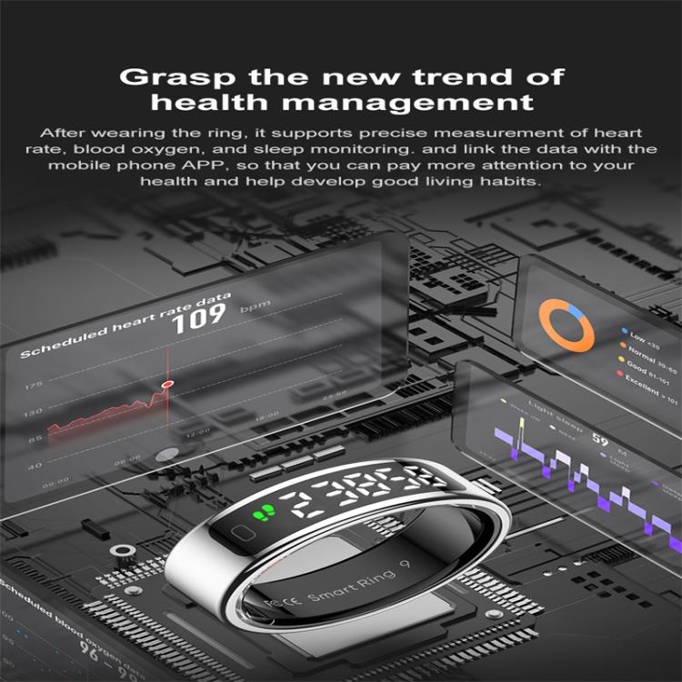 R11 SIZE 11 Smart Ring, Support Heart Rate / Blood Oxygen / Sleep / Multiple Sports Modes(Rose Gold) - free shipping - PMC TechLife - Order now!