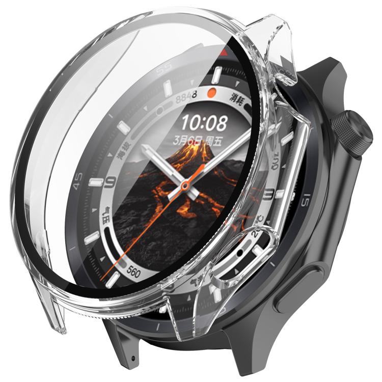For OPPO Watch X2 Tempered Film Integrated PC Watch Protective Case(Transparency) - Watch Case by PMC TechLife | Online Shopping South Africa | PMC TechLife | Buy Now Pay Later Mobicred