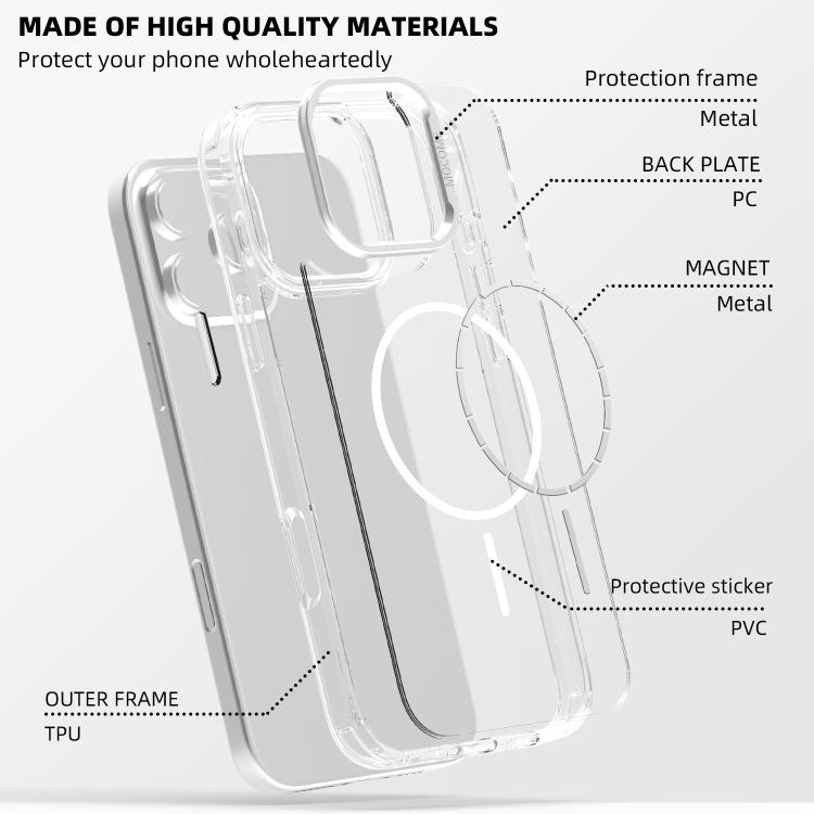 For iPhone 16e Star Shield Thin Circle MagSafe Phone Case(Light Blue) - iPhone 16e Cases by PMC TechLife | Online Shopping South Africa | PMC TechLife | Buy Now Pay Later Mobicred