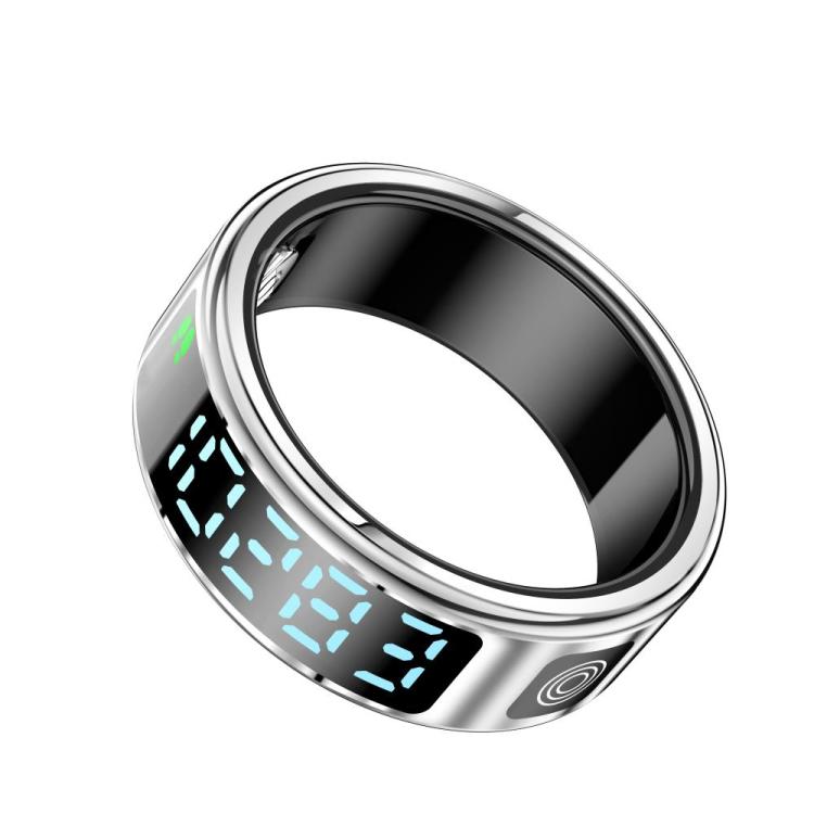 SR08 SIZE 9 Smart Ring, Support Hand Gestures Control / Health Monitoring / Multiple Sports Modes(Silver) - free shipping - PMc TechLife - Order now!