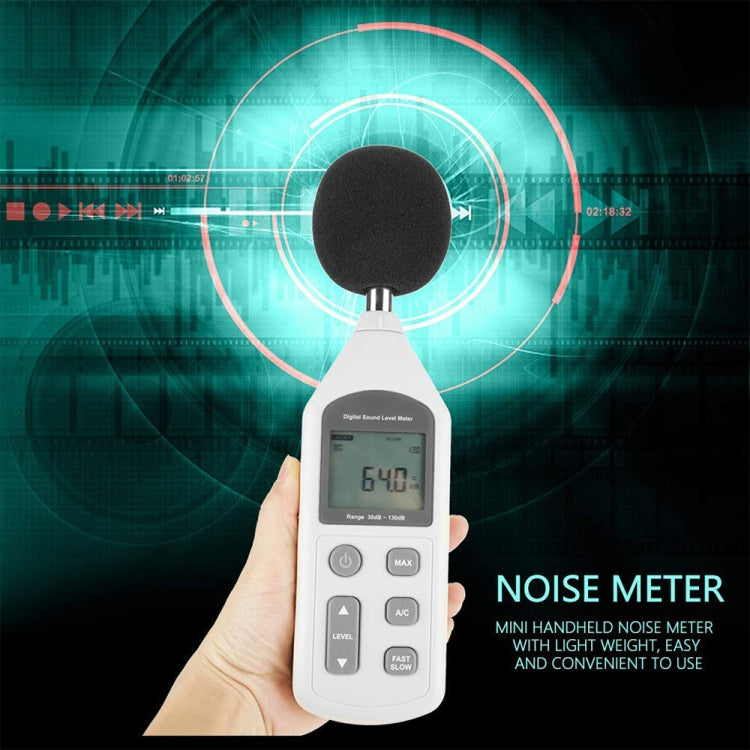 GM1357 Handy Digital Sound Level Meter Noise Meter - free shipping - PMC Jewellery - Order now!
