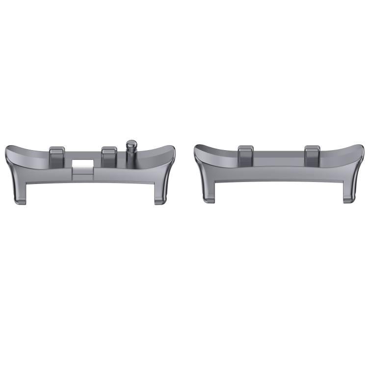 For Huawei Watch D2 1 Pair Metal Head Watch Band Connector(Gray) - Other Accessories by PMc TechLife | Online Shopping South Africa | PMc TechLife | Buy Now Pay Later Mobicred