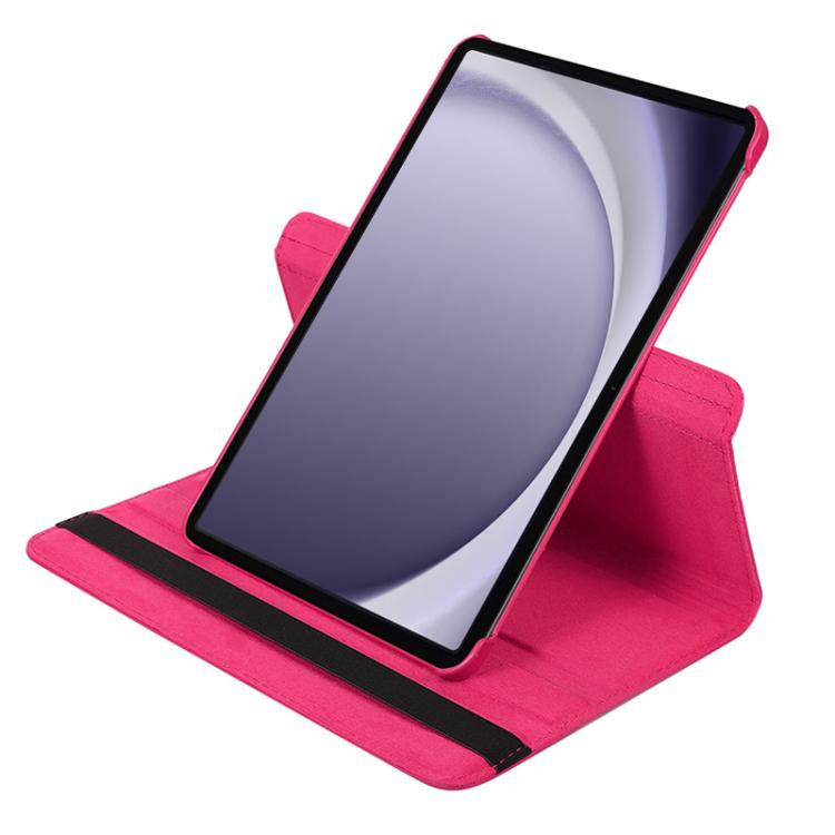 For Samsung Galaxy Tab A9 8.7 ENKAY 360 Degree Rotation Litchi Leather Smart Tablet Case(Black) - free shipping - PMc TechLife - Order now!