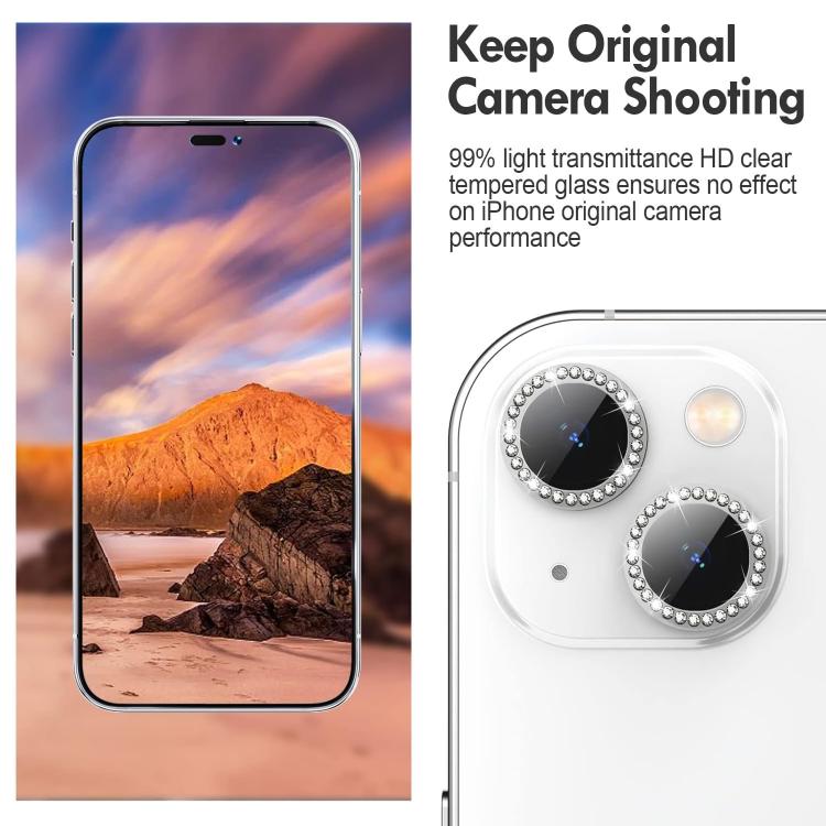 For iPhone 17 Pro Kalebol Individual Camera Lens Diamond Ring Protector(Black) - iPhone 17 Pro Tempered Glass by Kalebol | Online Shopping South Africa | PMC TechLife | Buy Now Pay Later Mobicred