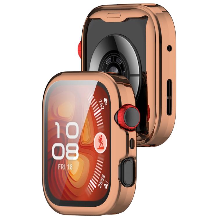 For Huawei Watch Fit 4 Electroplated TPU Full Coverage Watch Protective Case(Rose Gold) - free shipping - PMC TechLife - Order now!