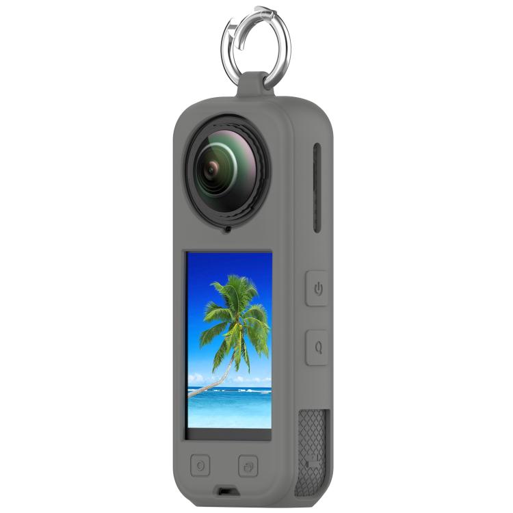 For Insta360 X5 Silicone Protective Case(Dark Gray) - free shipping - PMC TechLife - Order now!