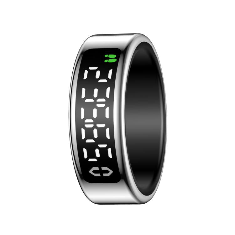 SY01 SIZE 8 Smart Ring, Support Heart Rate / Blood Oxygen / Sleep Monitoring / Multiple Sport Modes(Silver) - free shipping - PMC TechLife - Order now!