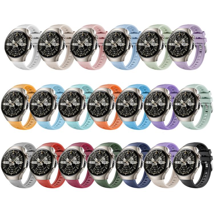 For Huawei Watch 5 42mm Vertical Silicone Watch Band(Teal) - free shipping - PMC TechLife - Order now!