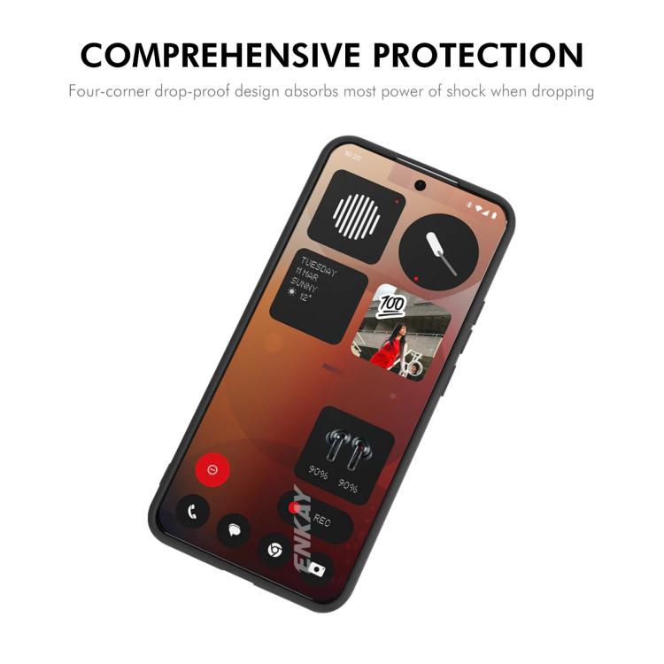 For Nothing Phone 3 ENKAY Liquid Silicone Soft Shockproof Phone Case(Purple) - free shipping - PMC TechLife - Order now!