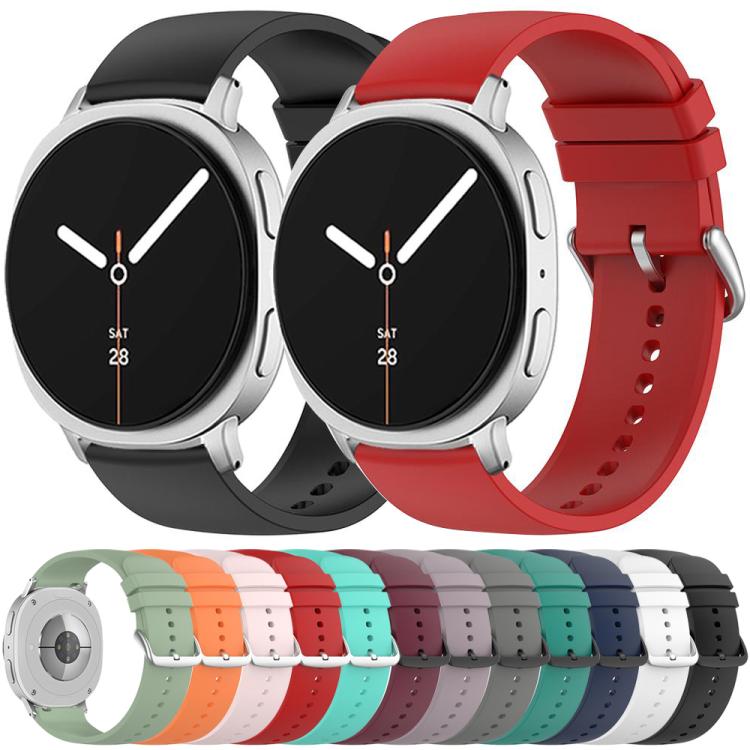 For Samsung Galaxy Watch8 / Watch8 Classic Round Tail Silicone Watch Band(Black) - free shipping - PMC TechLife - Order now!