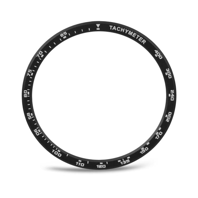 For Samsung Galaxy Watch8 40mm Speed Bezel and Solid Color Stitched Silicone Watch Band(Black Black) - free shipping - PMC TechLife - Order now!