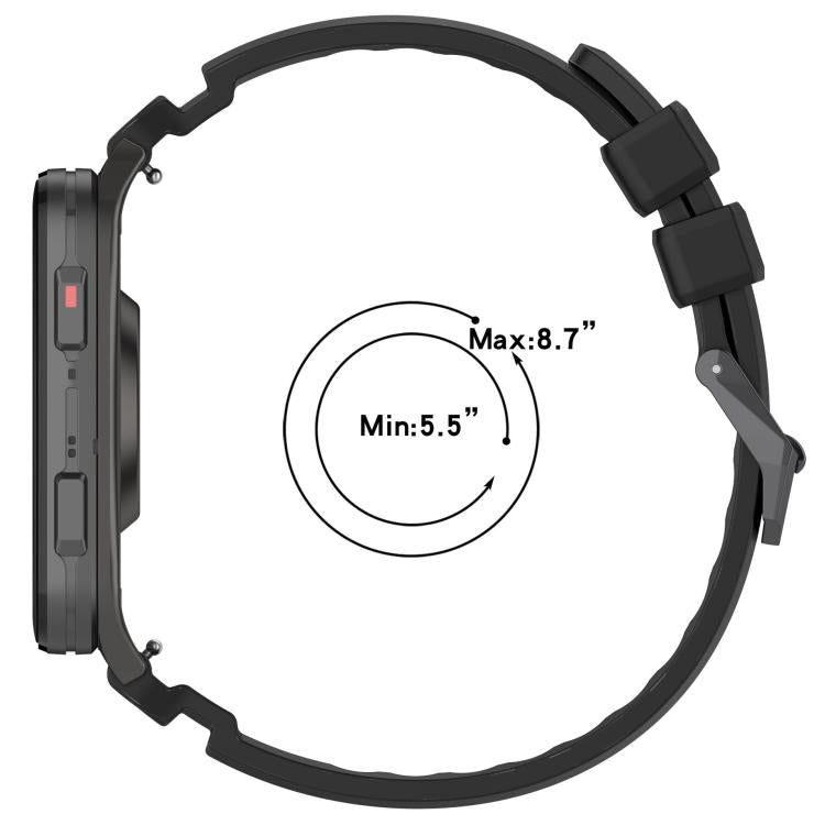 For Garmin Venu X1 Armor Silicone Watch Band(Black) - free shipping - PMC TechLife - Order now!