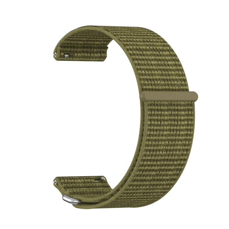 For Garmin Venu X1 Two Section Metal Ring Nylon Hook and Loop Fastener Watch Band(Olive) - free shipping - PMC TechLife - Order now!