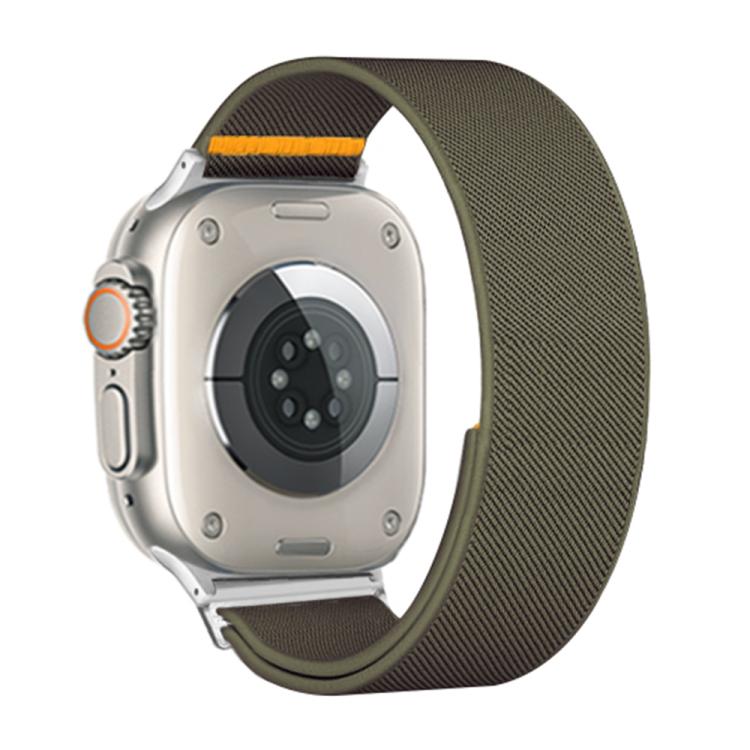 For Apple Watch 42mm / 41mm / 40mm / 38mm Adjustable Single Loop Elastic Nylon Watch Band(Army Green) - free shipping - PMC TechLife - Order now!