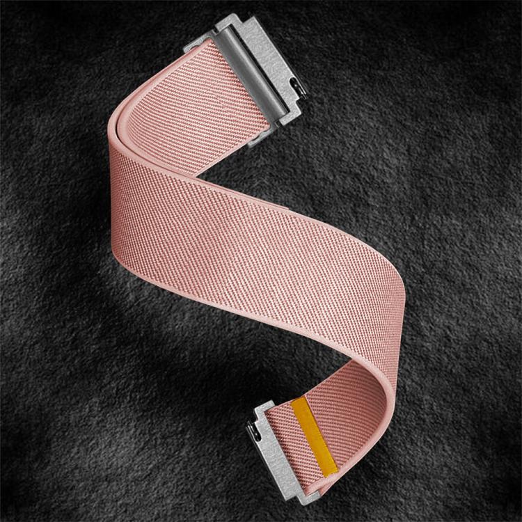 18mm Adjustable Single Loop Elastic Nylon Watch Band(Pink) - free shipping - PMC TechLife - Order now!