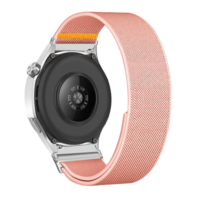 22mm Adjustable Single Loop Elastic Nylon Watch Band(Pink) - free shipping - PMC TechLife - Order now!