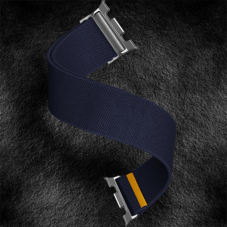 For Samsung Galaxy Watch8 / Watch8 Classic Adjustable Single Loop Elastic Nylon Watch Band(Dark Blue) - free shipping - PMC TechLife - Order now!