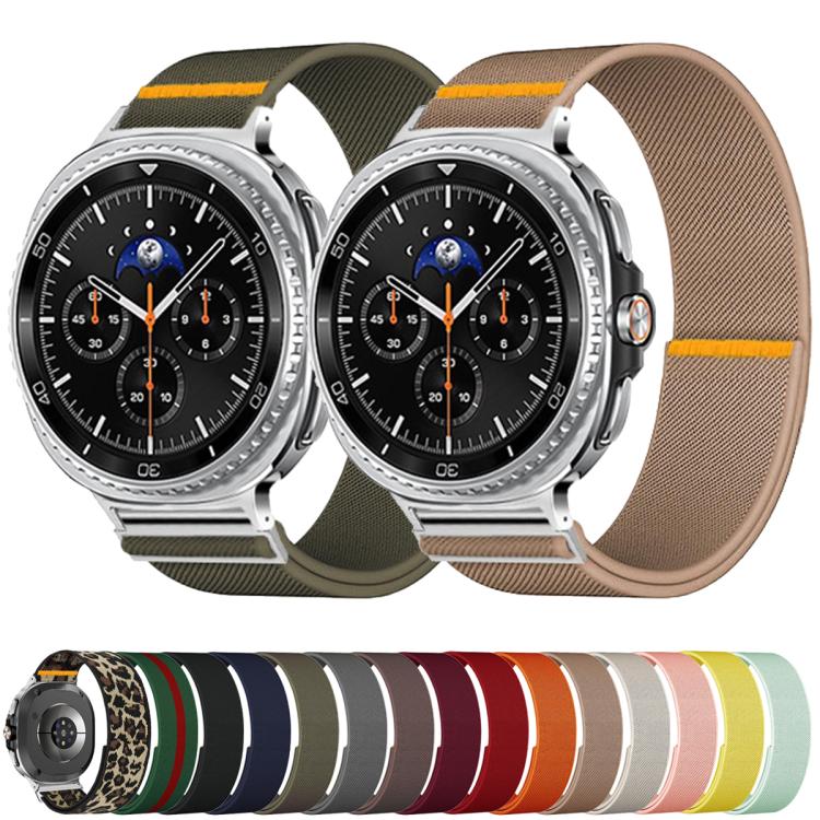 For Samsung Galaxy Watch8 / Watch8 Classic Adjustable Single Loop Elastic Nylon Watch Band(Gray) - free shipping - PMC TechLife - Order now!