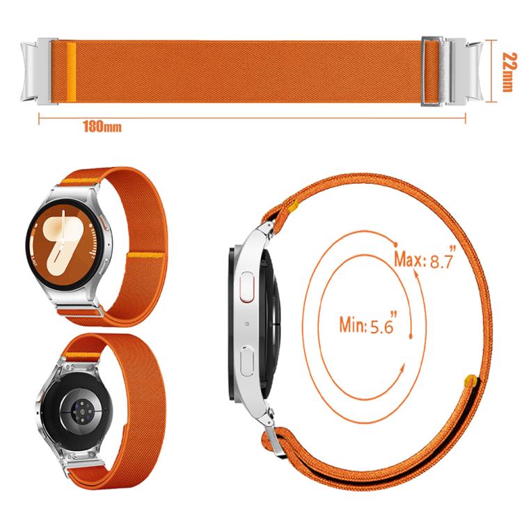 For Samsung Galaxy Watch FE / 7 / 6 / 5 / 4 Adjustable Single Loop Elastic Nylon Watch Band(Mint Green) - free shipping - PMC TechLife - Order now!