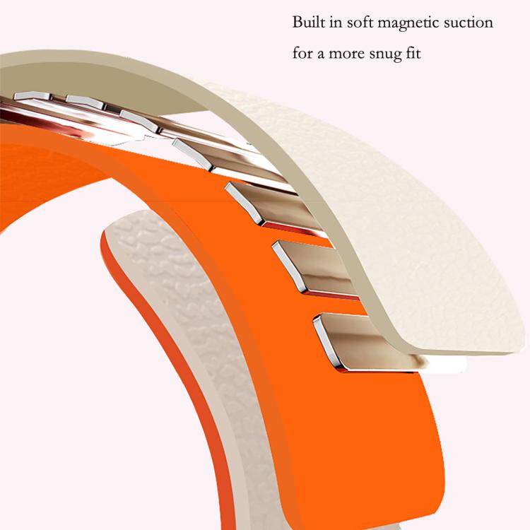 For Samsung Galaxy Watch8 / 8 Classic Lychee Texture Soft Magnetic Silicone Watch Band(Blue Gray) - free shipping - PMC TechLife - Order now!