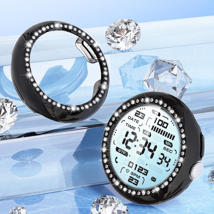 For Google Pixel Watch4 45mm Single Row Diamond Hollow PC Watch Protective Cover(Gold) - free shipping - PMC TechLife - Order now!