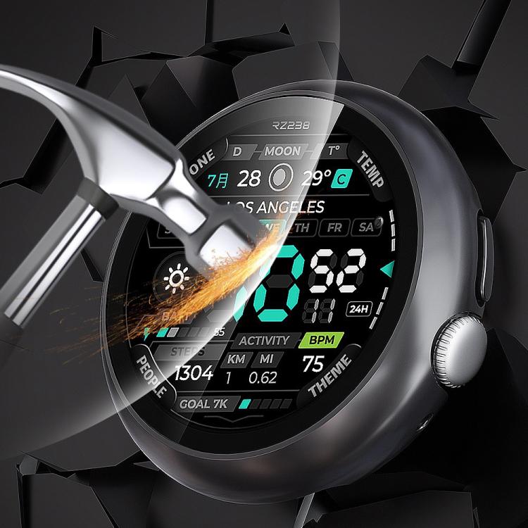 For Google Pixel Watch4 41mm Tempered Film Integrated PC Watch Protective Cover(Starlight) - free shipping - PMC TechLife - Order now!