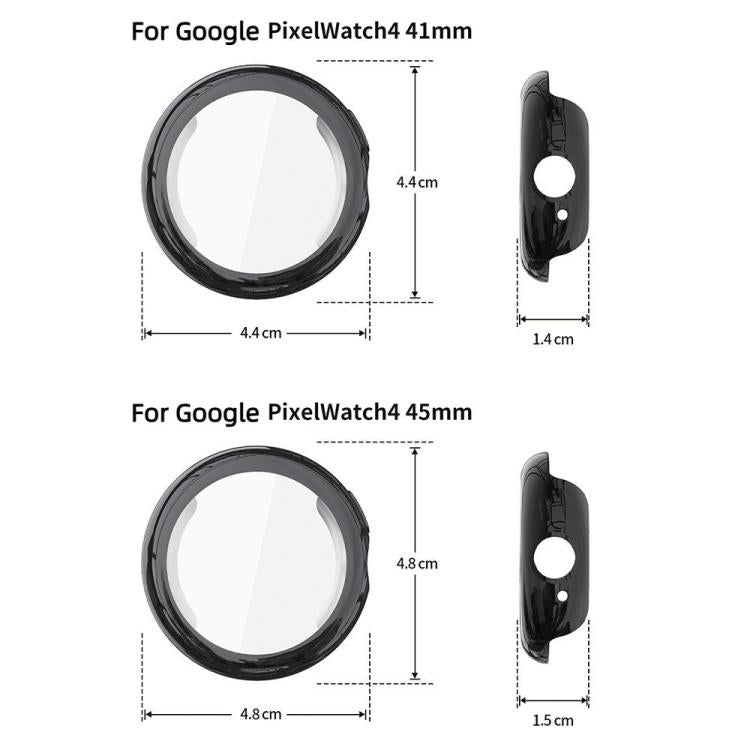 For Google Pixel Watch4 45mm Full Coverage Electroplated TPU Watch Protective Cover(Gun Metal) - free shipping - PMC TechLife - Order now!