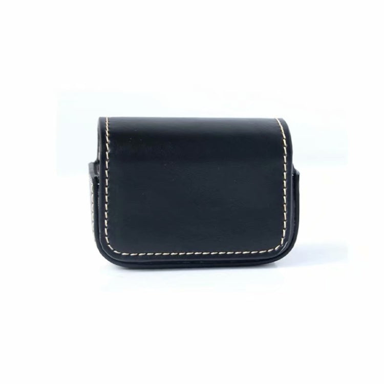 Waterproof Mini Leather Case Storage Carrying Box for DJI OSMO Action / GoPro / SJCAM / Xiaomi Mi Jia(Black) - Case & Bags by PMC TechLife | Online Shopping South Africa | PMC TechLife | Buy Now Pay Later Mobicred