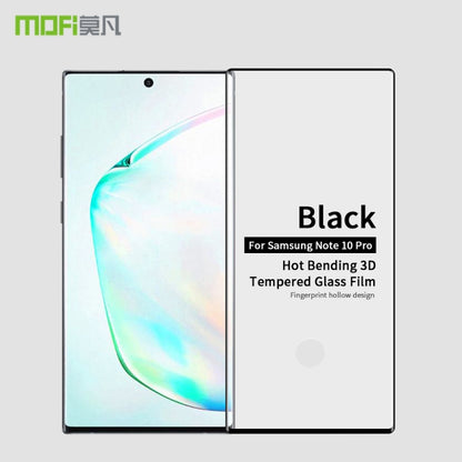 MOFI 9H 3D Explosion Proof Thermal Bending Full Screen Covered With Tempered Glass Film for Galaxy note10+(Black) - Galaxy Tempered Glass by MOFI | Online Shopping South Africa | PMC Jewellery