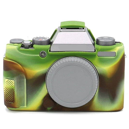 Richwell Soft Silicone TPU Skin Body Rubber Camera Case Bag Full Cover for Fujifilm Fuji X-T100 Digital Camera(Camouflage) - Protective Case by Richwell | Online Shopping South Africa | PMC Jewellery | Buy Now Pay Later Mobicred