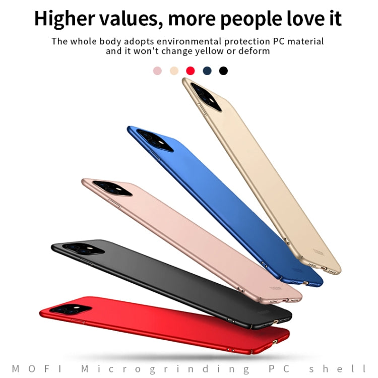 For iPhone 11 MOFI Frosted PC Ultra-thin Hard Case (Rose gold) - free shipping - PMC TechLife - Order now!
