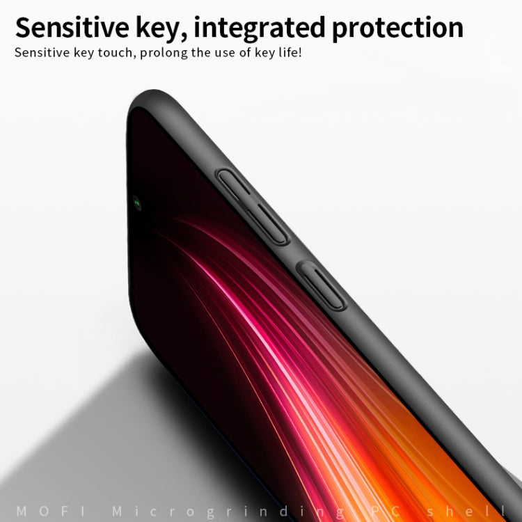 For Xiaomi RedMi Note8 MOFI Frosted PC Ultra-thin Hard Case(Black) - Xiaomi Cases by MOFI | Online Shopping South Africa | PMC Jewellery