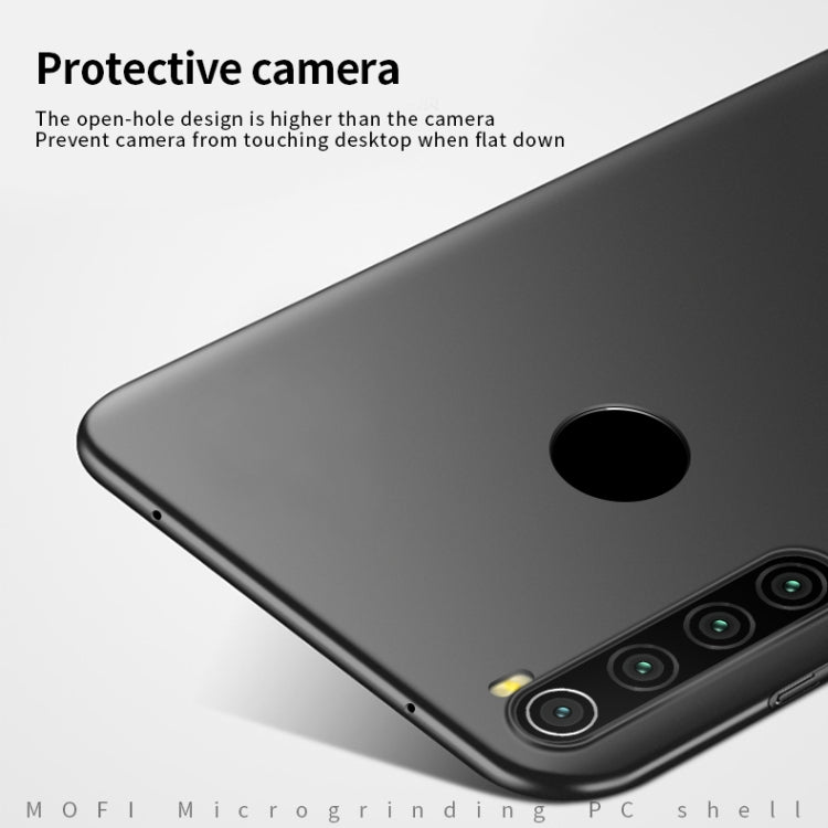 For Xiaomi RedMi Note8 MOFI Frosted PC Ultra-thin Hard Case(Black) - Xiaomi Cases by MOFI | Online Shopping South Africa | PMC Jewellery