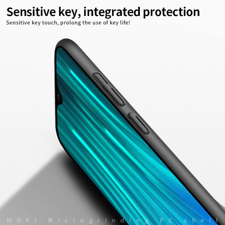 For Xiaomi RedMi Note8 Pro MOFI Frosted PC Ultra-thin Hard Case(Blue) - Xiaomi Cases by MOFI | Online Shopping South Africa | PMC Jewellery