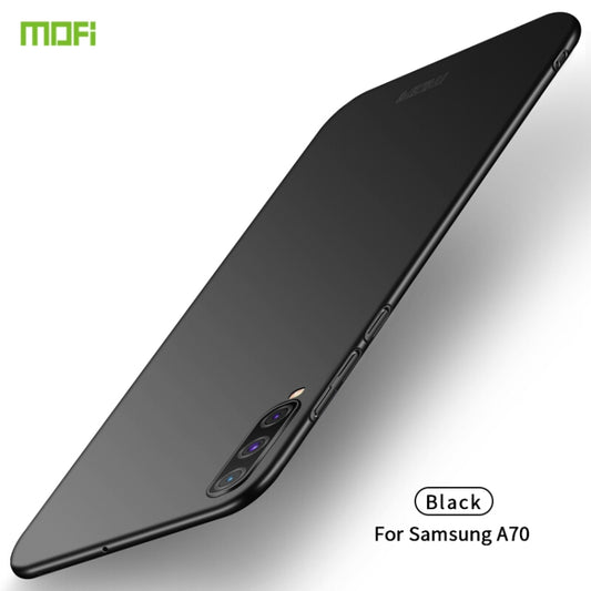 For Galaxy A70 MOFI Frosted PC Ultra-thin Hard Case(Black) - Galaxy Phone Cases by MOFI | Online Shopping South Africa | PMC Jewellery