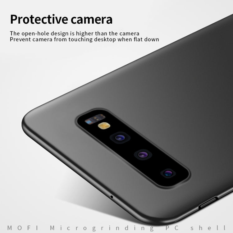 For Galaxy S10+ MOFI Frosted PC Ultra-thin Hard Case(Red) - Galaxy Phone Cases by MOFI | Online Shopping South Africa | PMC TechLife | Buy Now Pay Later Mobicred