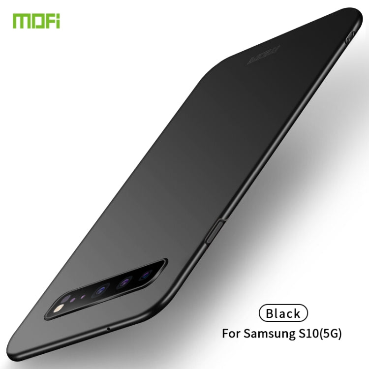 For Galaxy S10 5G MOFI Frosted PC Ultra-thin Hard Case(Black) - Galaxy Phone Cases by MOFI | Online Shopping South Africa | PMC TechLife