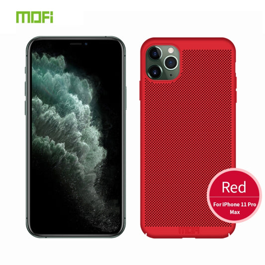 For iPhone 11 Pro Max MOFI Breathable PC Ultra-thin All-inclusive Protective Case(Red) - iPhone 11 Pro Max Cases by MOFI | Online Shopping South Africa | PMC Jewellery