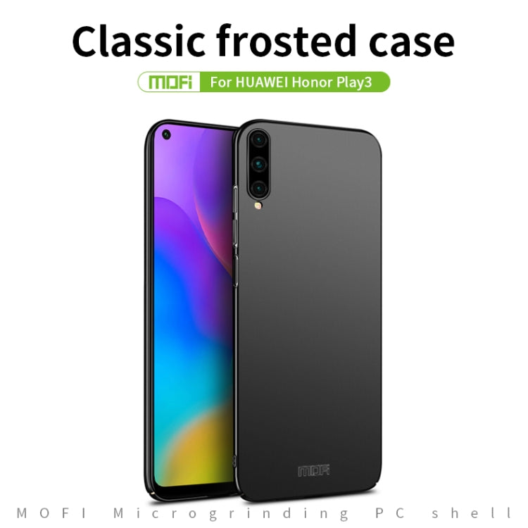 For Huawei Honor Play 3 MOFI Frosted PC Ultra-thin Hard Case(Rose gold) - Honor Cases by MOFI | Online Shopping South Africa | PMC Jewellery