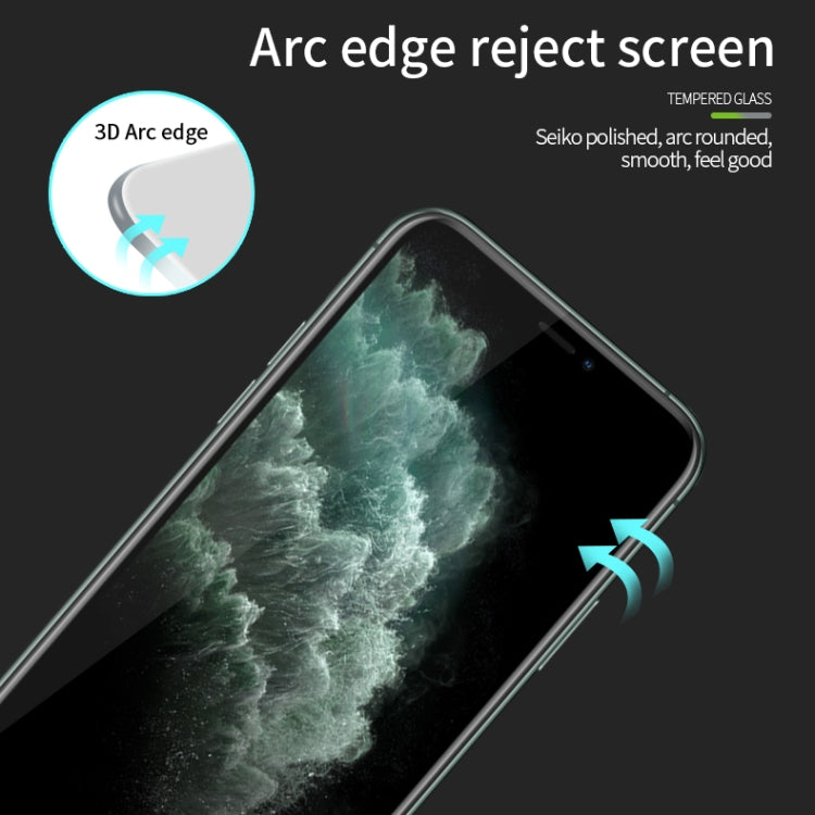 For iPhone 11 Pro MOFI 9H 3D Explosion-proof Curved Screen Tempered Glass Film(Black) - iPhone 11 Pro Tempered Glass by MOFI | Online Shopping South Africa | PMC TechLife | Buy Now Pay Later Mobicred