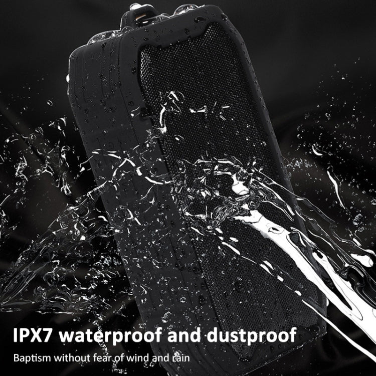 M3 Wireless Bluetooth Speakers Waterproof Portable Outdoor Loudspeaker Mini Box Speaker Support FM & TF & U Disk(Black) - Waterproof Speaker by PMC Jewellery | Online Shopping South Africa | PMC Jewellery | Buy Now Pay Later Mobicred