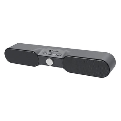 New Rixing NR4017 Portable 10W Stereo Surround Soundbar Bluetooth Speaker with Microphone(Gray) - Desktop Speaker by NewRixing | Online Shopping South Africa | PMC Jewellery | Buy Now Pay Later Mobicred