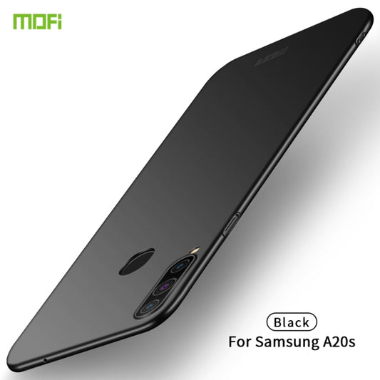 For Galaxy A20S MOFI Frosted PC Ultra-thin Hard Case(Black) - Galaxy Phone Cases by MOFI | Online Shopping South Africa | PMC Jewellery