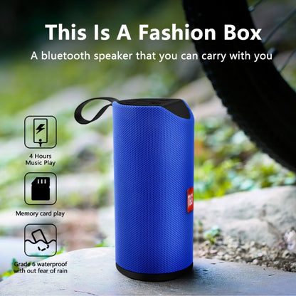 T&G TG113 Portable Bluetooth Speakers Waterproof Stereo Outdoor Loudspeaker MP3 Bass Sound Box with FM Radio(Black) - Desktop Speaker by T&G | Online Shopping South Africa | PMC Jewellery | Buy Now Pay Later Mobicred