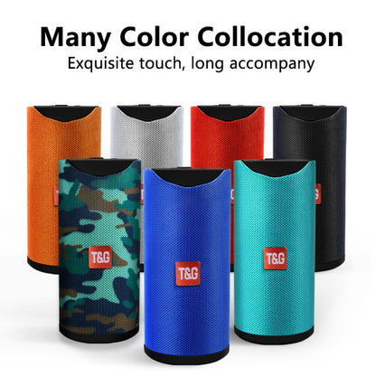 T&G TG113 Portable Bluetooth Speakers Waterproof Stereo Outdoor Loudspeaker MP3 Bass Sound Box with FM Radio(Gray) - Desktop Speaker by T&G | Online Shopping South Africa | PMC Jewellery | Buy Now Pay Later Mobicred