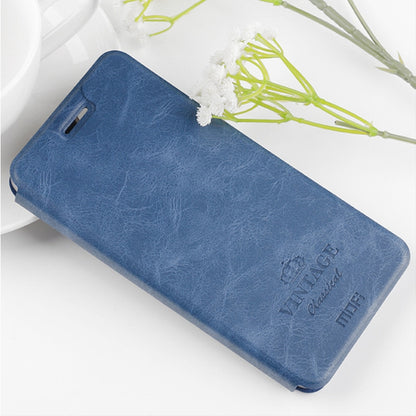 For Xiaomi RedMi 8 MOFI Crazy Horse Texture Horizontal Flip Protective Leather Case(Blue) - Xiaomi Cases by MOFI | Online Shopping South Africa | PMC Jewellery