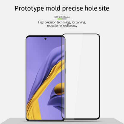 For Galaxy A51 MOFI 9H 2.5D Full Screen Tempered Glass Film(Black) - Galaxy Tempered Glass by MOFI | Online Shopping South Africa | PMC Jewellery