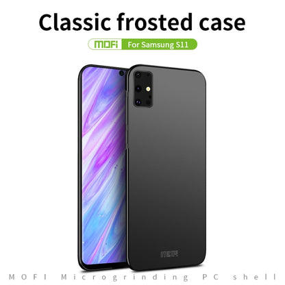 For Galaxy S20+  MOFI Frosted PC Ultra-thin Hard Case(Blue) - Galaxy Phone Cases by MOFI | Online Shopping South Africa | PMC Jewellery