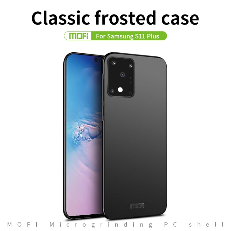 For Galaxy S20 Ultra MOFI Frosted PC Ultra-thin Hard Case(Blue) - Galaxy Phone Cases by MOFI | Online Shopping South Africa | PMC Jewellery