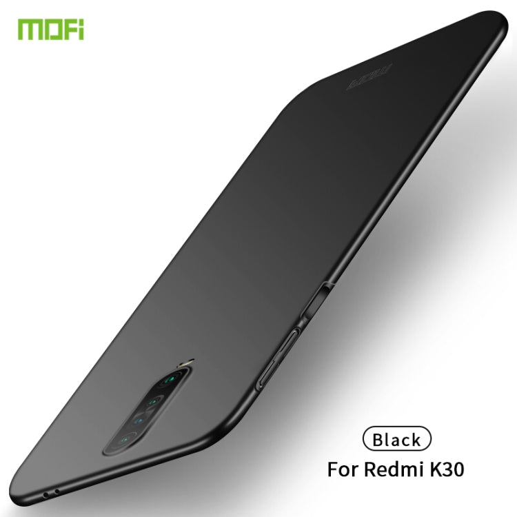 For Xiaomi RedMi K30 MOFI Frosted PC Ultra-thin Hard Case(Black) - Galaxy Phone Cases by MOFI | Online Shopping South Africa | PMC Jewellery